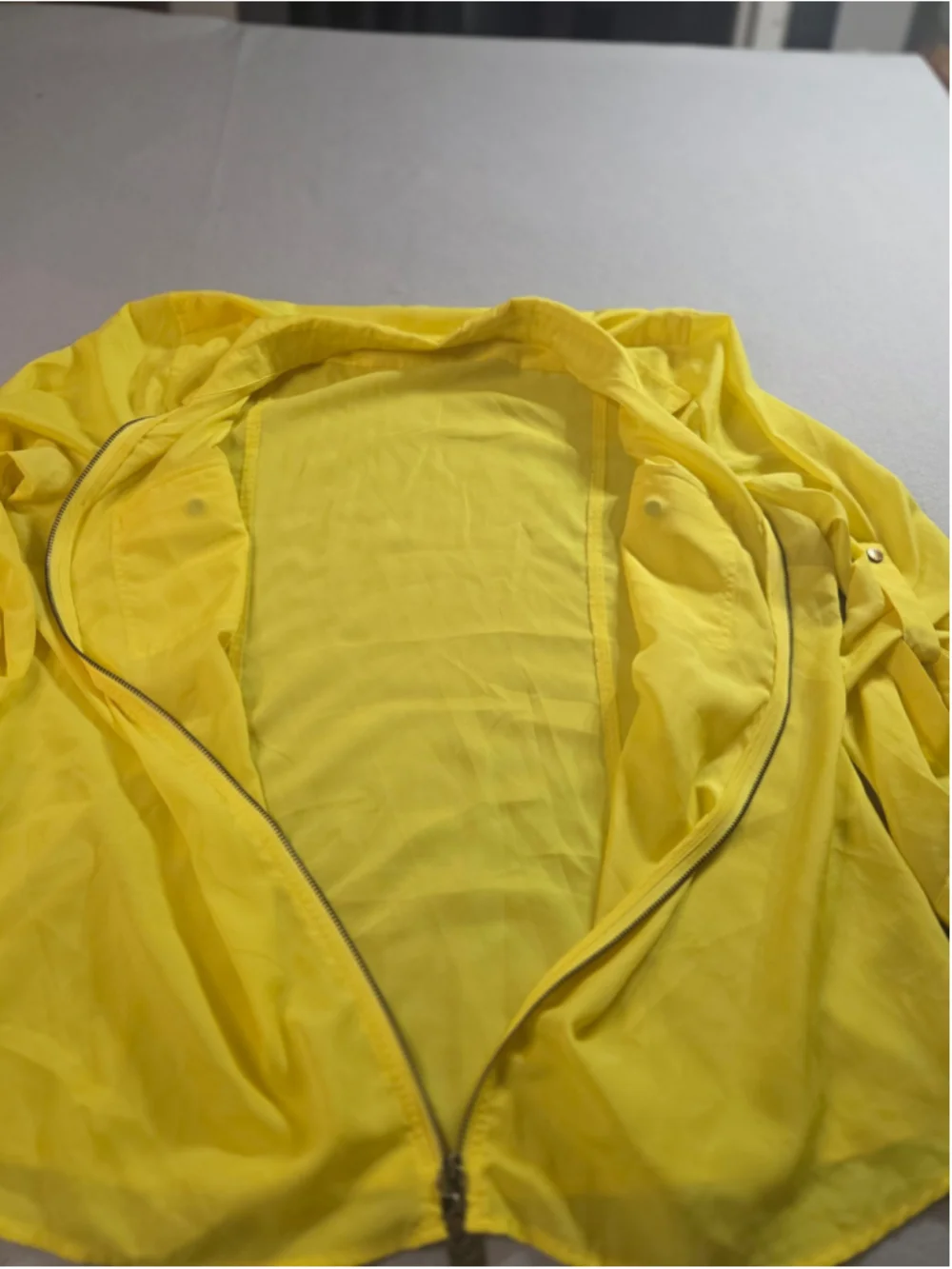 Women's Michael Kors Yellow Button Down Shirt Size XL